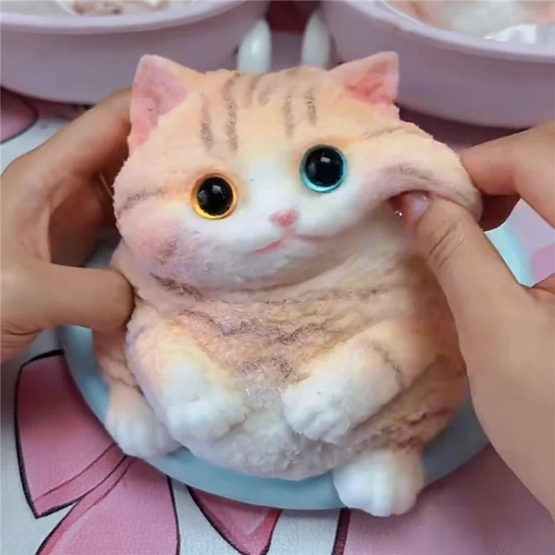Kawaii Cat Silicone Stress Relief Squeeze Toy