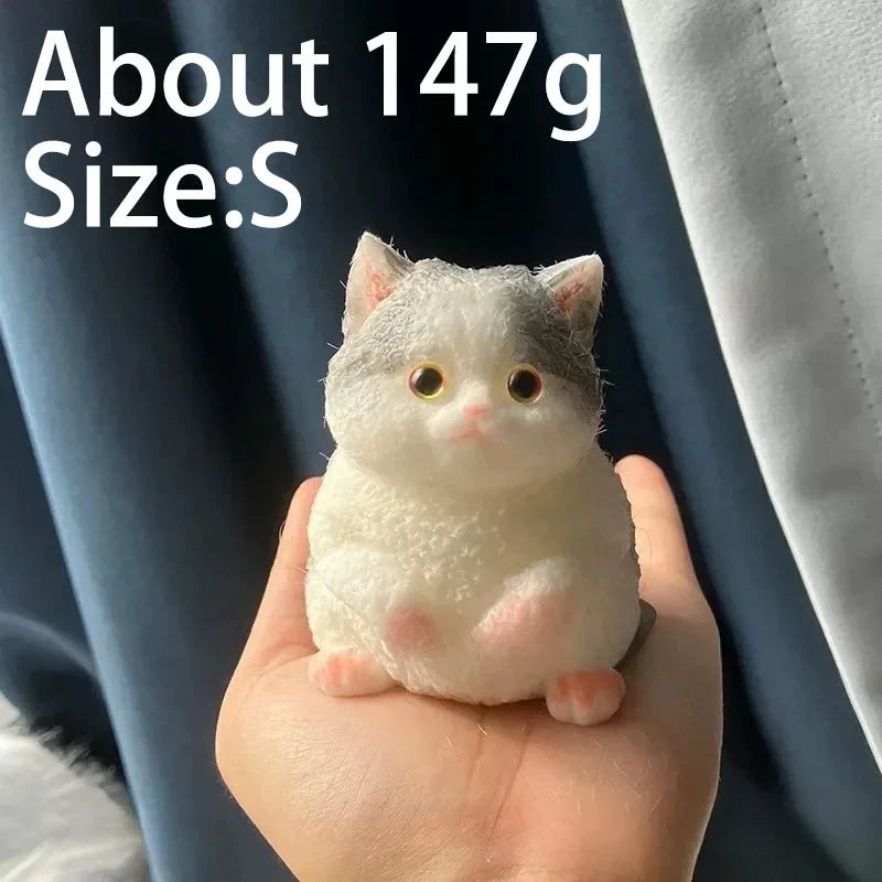 Kawaii Cat Silicone Stress Relief Squeeze Toy