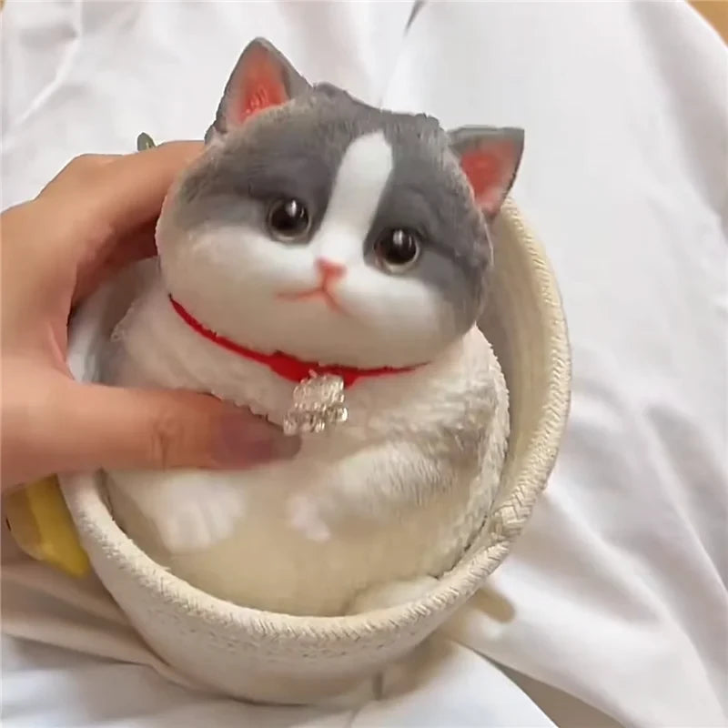 Kawaii Cat Silicone Stress Relief Squeeze Toy
