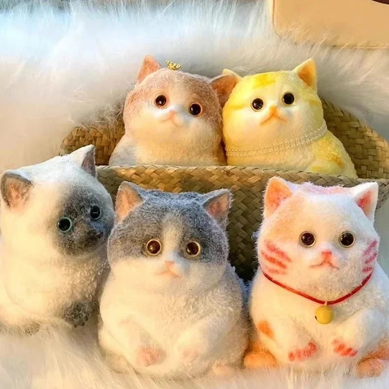 Kawaii Cat Silicone Stress Relief Squeeze Toy