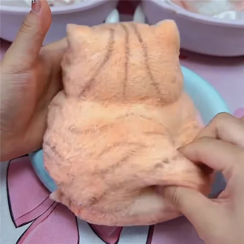 Kawaii Cat Silicone Stress Relief Squeeze Toy