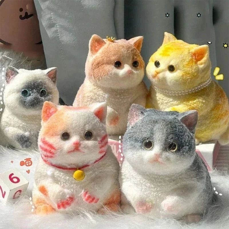 Kawaii Cat Silicone Stress Relief Squeeze Toy