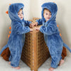 Flannel Animal Baby Costume Jumpsuit