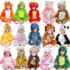 Flannel Animal Baby Costume Jumpsuit