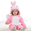 Flannel Animal Baby Costume Jumpsuit