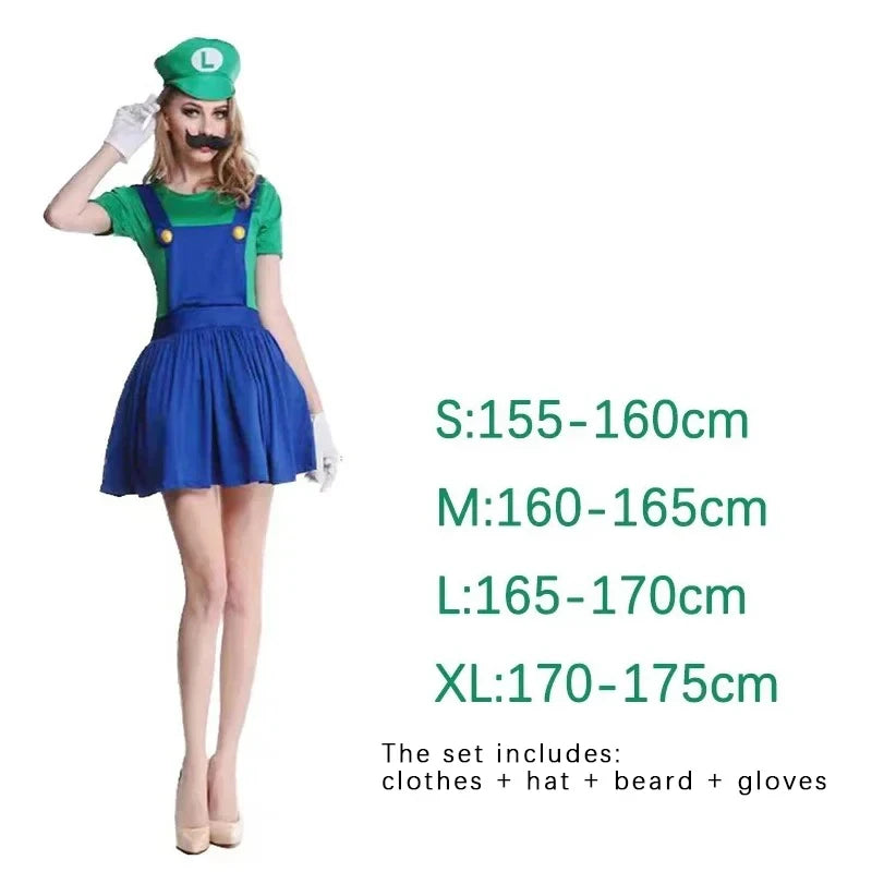 Super Mario Cosplay Costume Set