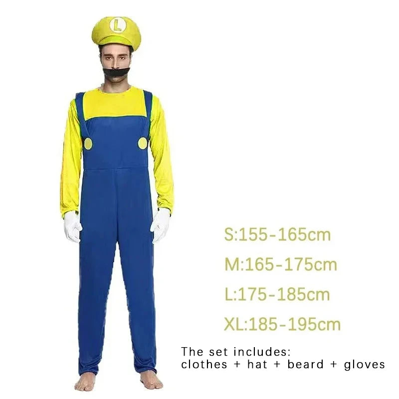 Super Mario Cosplay Costume Set