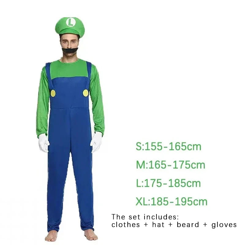 Super Mario Cosplay Costume Set