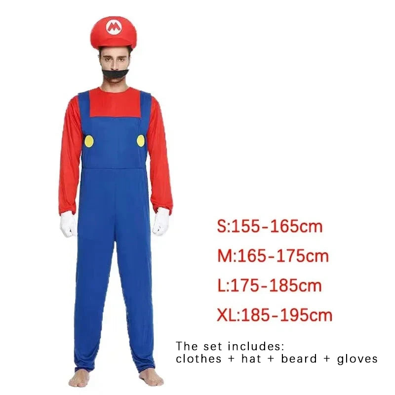 Super Mario Cosplay Costume Set