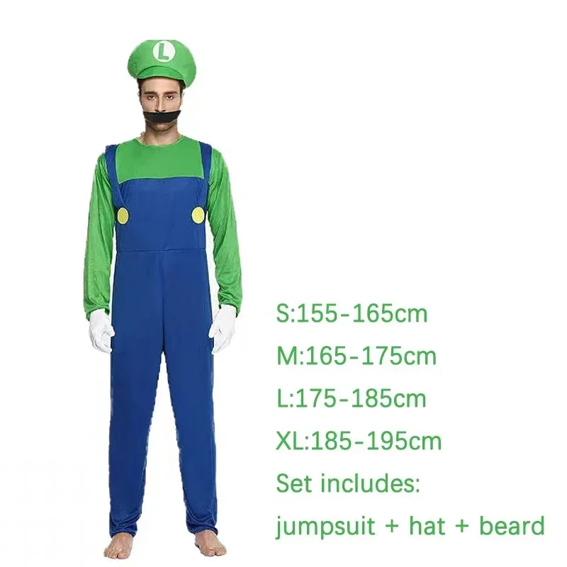 Super Mario Cosplay Costume Set