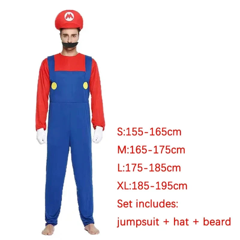 Super Mario Cosplay Costume Set