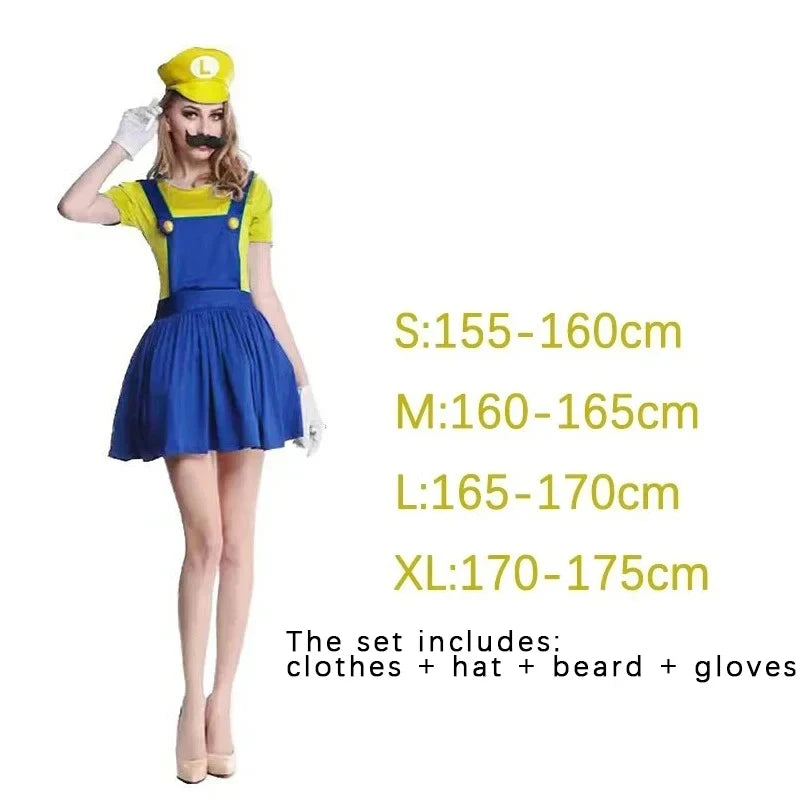 Super Mario Cosplay Costume Set