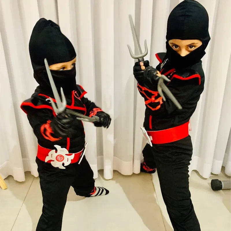 Boys Ninja Costume with Weapons