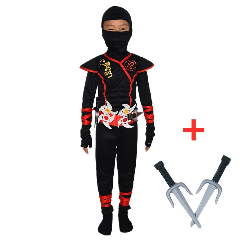 Boys Ninja Costume with Weapons
