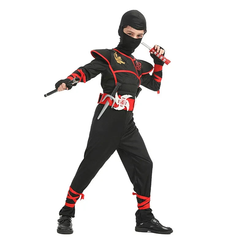 Boys Ninja Costume with Weapons