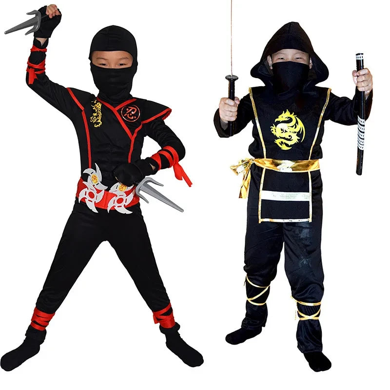 Boys Ninja Costume with Weapons