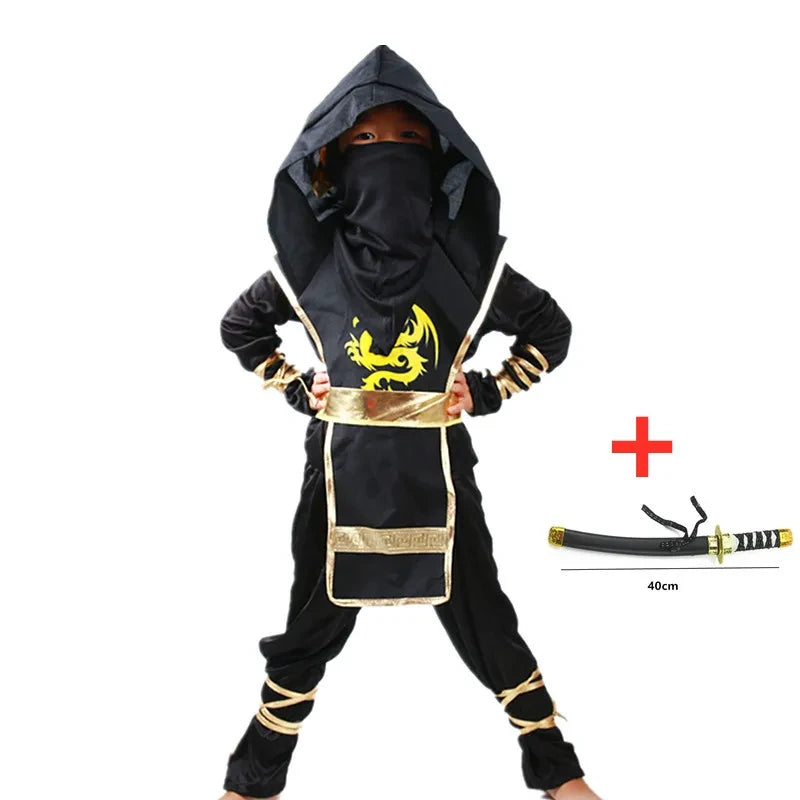 Boys Ninja Costume with Weapons