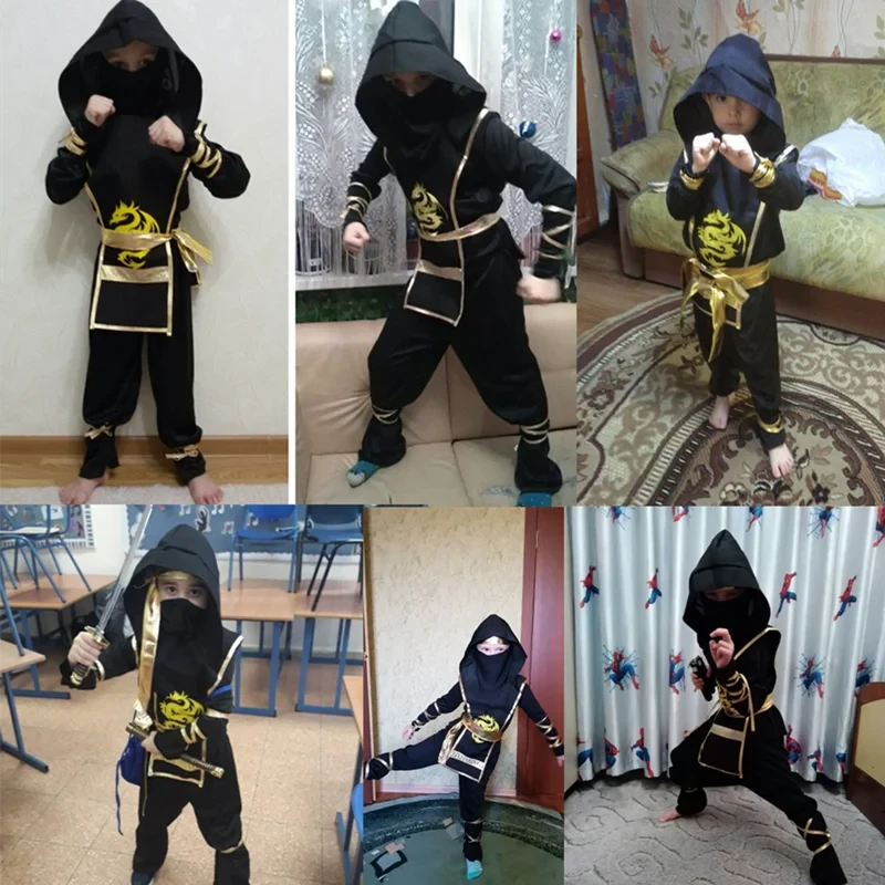 Boys Ninja Costume with Weapons