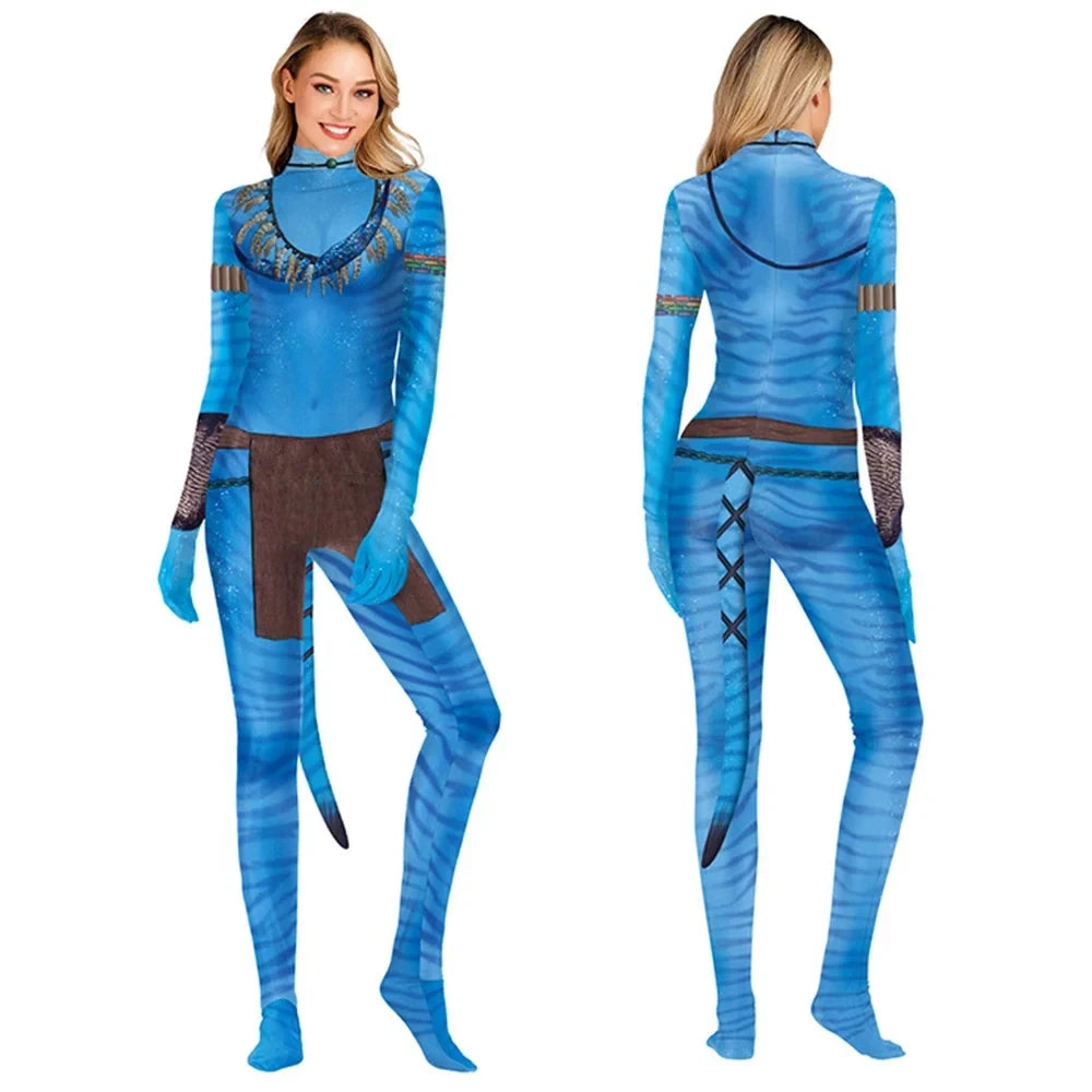 Avatar Cosplay Bodysuit