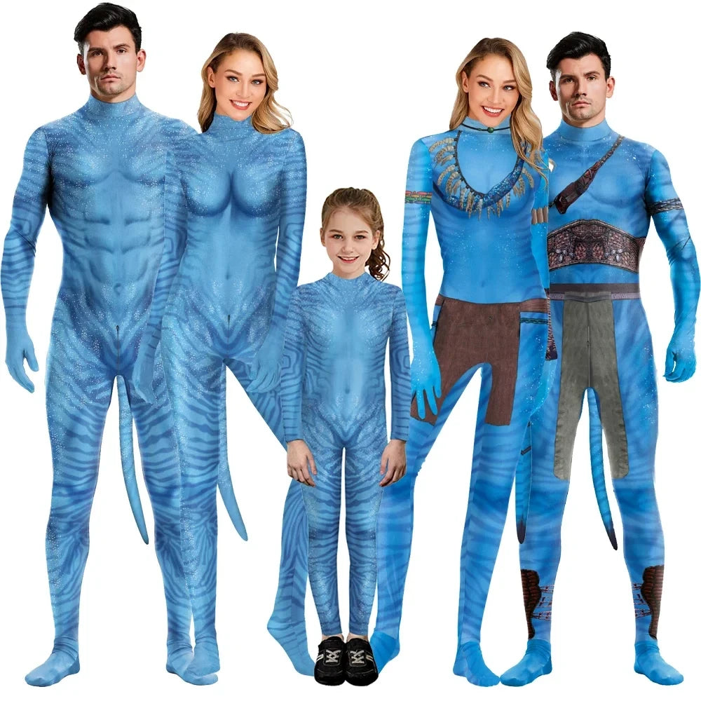 Avatar Cosplay Bodysuit