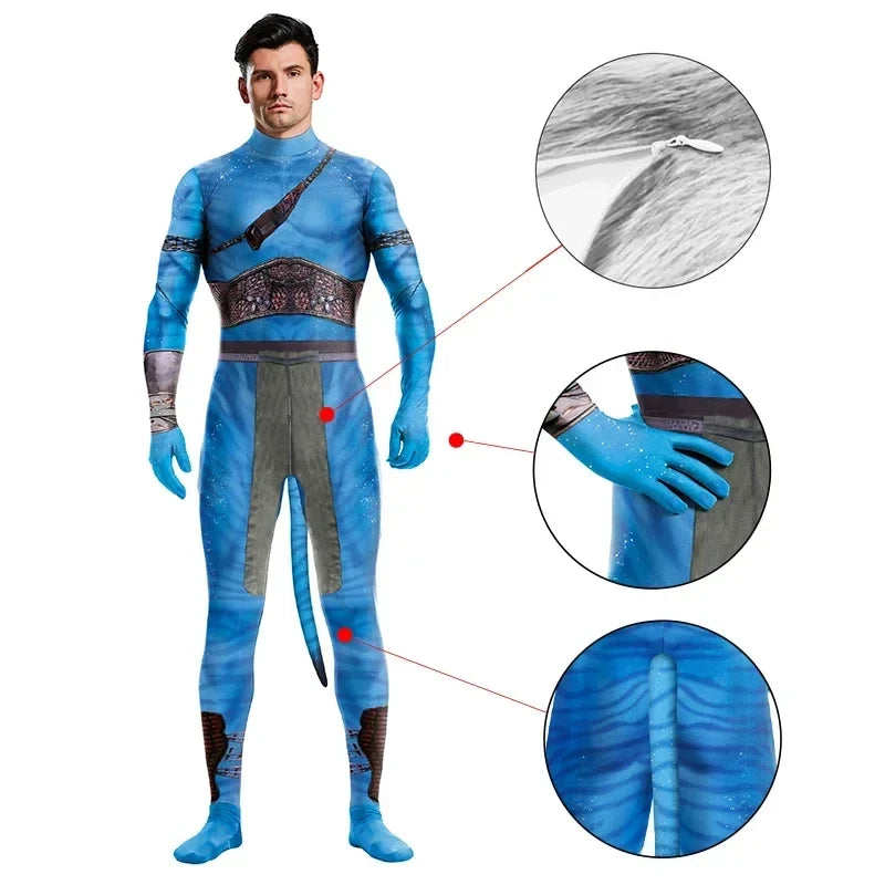 Avatar Cosplay Bodysuit