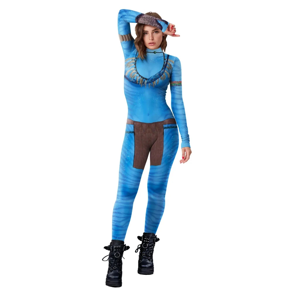 Avatar Cosplay Bodysuit