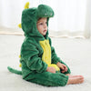 Animal Cartoon Hooded Baby Romper