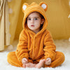 Animal Cartoon Hooded Baby Romper