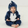 Animal Cartoon Hooded Baby Romper
