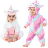 Animal Cartoon Hooded Baby Romper