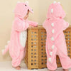 Animal Cartoon Hooded Baby Romper