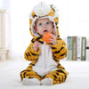 Animal Cartoon Hooded Baby Romper